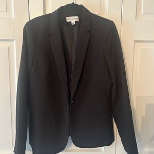 Calvin Klein Black Blazer Tailored Fit Professional